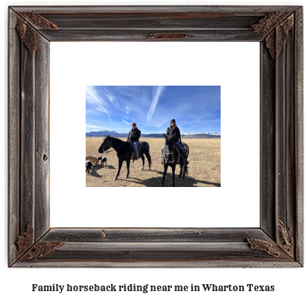 family horseback riding near me in Wharton, Texas